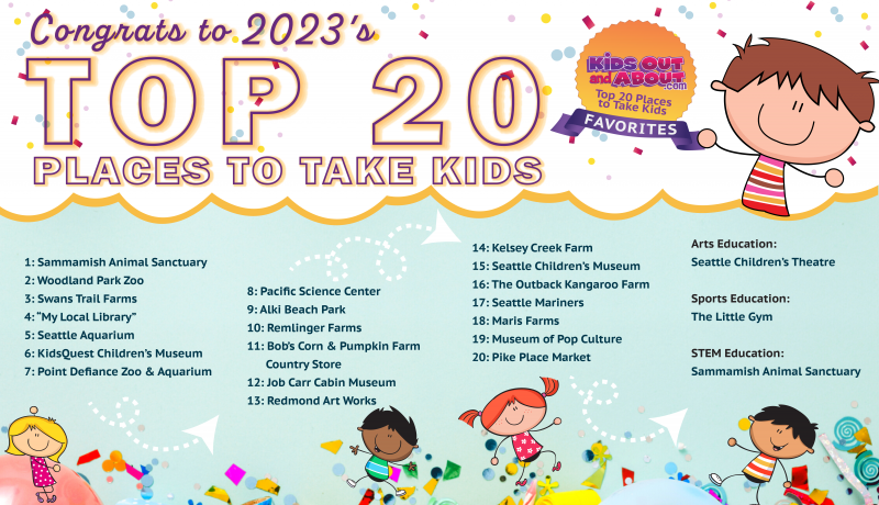 Top 20 Places to Take Kids in and around Seattle Kids Out and